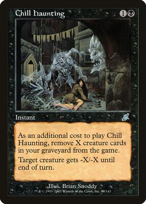 Chill Haunting card from Scourge