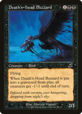 Death's-Head Buzzard card from Scourge