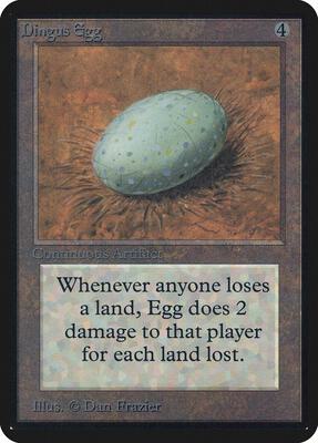 Dingus Egg card from Alpha Edition