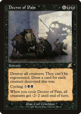 Decree of Pain card from Scourge