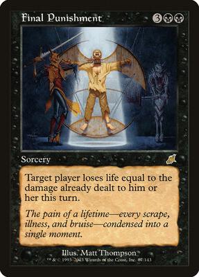 Final Punishment card from Scourge