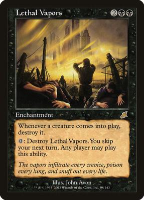 Lethal Vapors card from Scourge