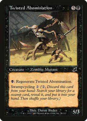 Twisted Abomination card from Scourge