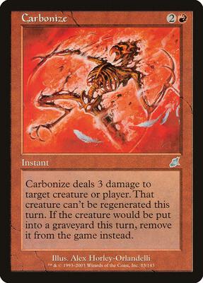 Carbonize card from Scourge