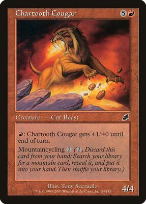 Chartooth Cougar card from Scourge