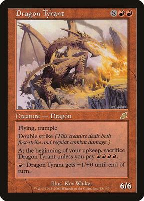 Dragon Tyrant card from Scourge