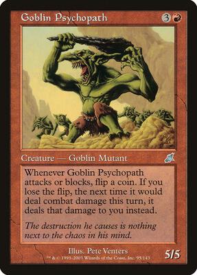 Goblin Psychopath card from Scourge