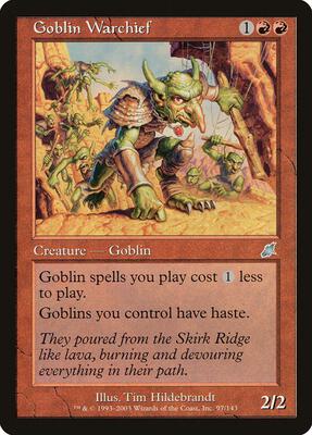Goblin Warchief card from Scourge