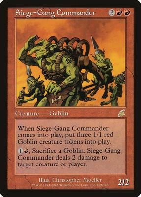 Siege-Gang Commander card from Scourge