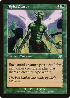 Alpha Status card from Scourge