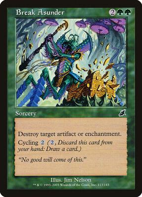 Break Asunder card from Scourge