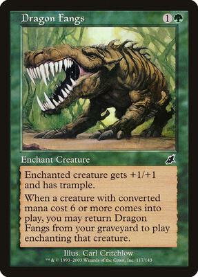 Dragon Fangs card from Scourge