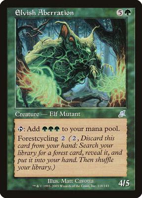 Elvish Aberration card from Scourge