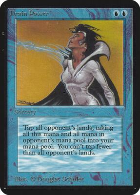 Drain Power card from Alpha Edition