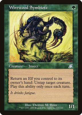Wirewood Symbiote card from Scourge