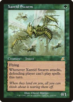 Xantid Swarm card from Scourge