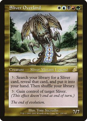 Sliver Overlord card from Scourge