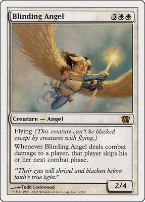 Blinding Angel card from 8th Edition