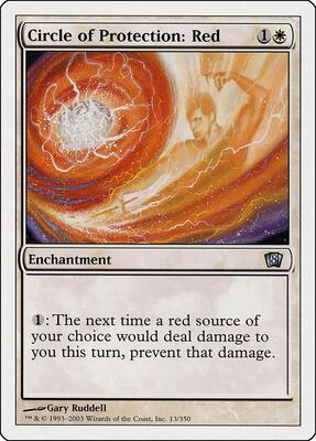 Circle of Protection: Red card from 8th Edition