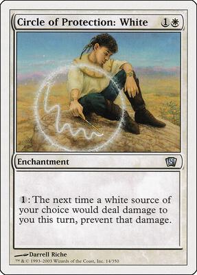 Circle of Protection: White card from 8th Edition