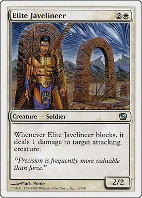 Elite Javelineer card from 8th Edition