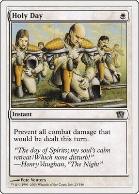 Holy Day card from 8th Edition