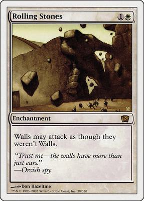 Rolling Stones card from 8th Edition