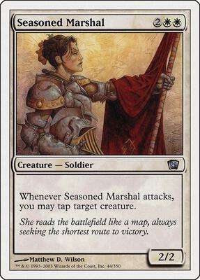 Seasoned Marshal card from 8th Edition
