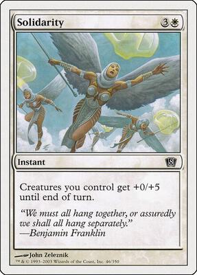 Solidarity card from 8th Edition