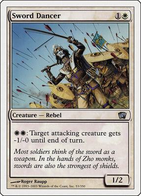 Sword Dancer card from 8th Edition