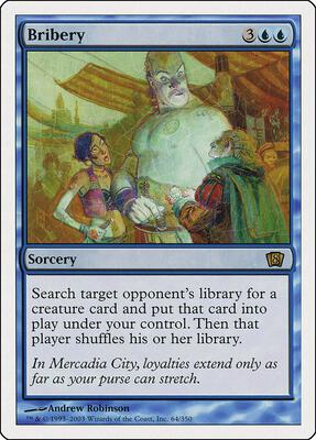 Bribery card from 8th Edition
