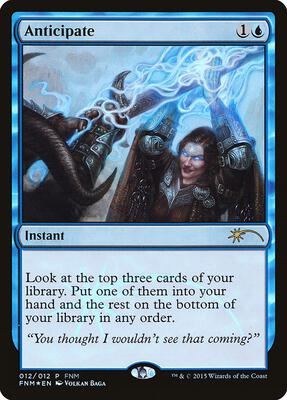 Anticipate card from FNM Promos