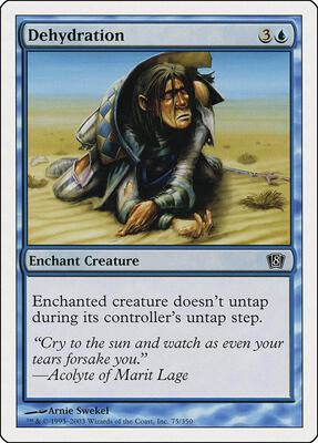 Dehydration card from 8th Edition
