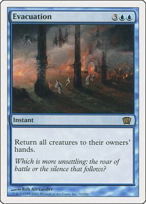 Evacuation card from 8th Edition