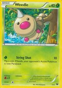 Weedle - 1/12 card from McDonald's Promos 2014