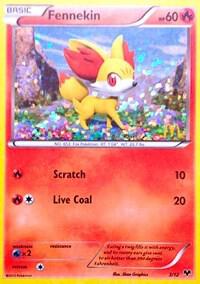 Fennekin - 3/12 card from McDonald's Promos 2014
