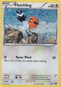 Fletchling - 11/12 card from McDonald's Promos 2014