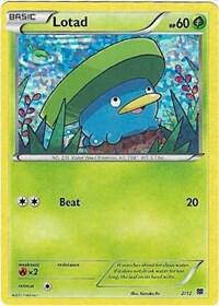 Lotad - 2/12 card from McDonald's Promos 2015