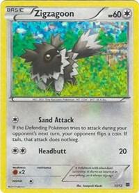 Zigzagoon - 11/12 card from McDonald's Promos 2015