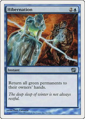 Hibernation card from 8th Edition