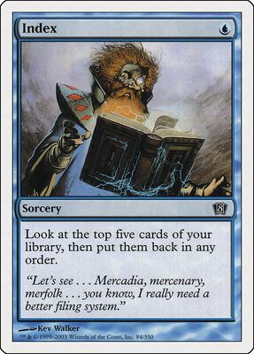 Index card from 8th Edition