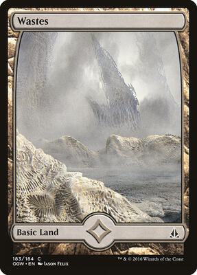 Wastes (183) - Full Art card from Oath of the Gatewatch