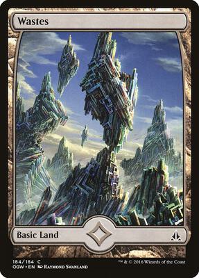Wastes (184) - Full Art card from Oath of the Gatewatch