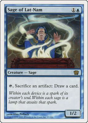 Sage of Lat-Nam card from 8th Edition