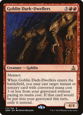 Goblin Dark-Dwellers card from Oath of the Gatewatch