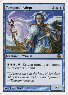 Temporal Adept card from 8th Edition