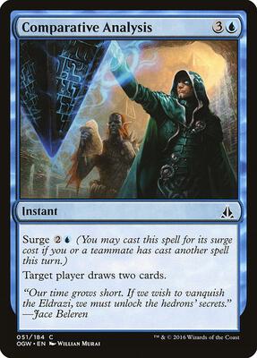 Comparative Analysis card from Oath of the Gatewatch