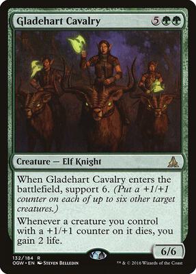 Gladehart Cavalry card from Oath of the Gatewatch