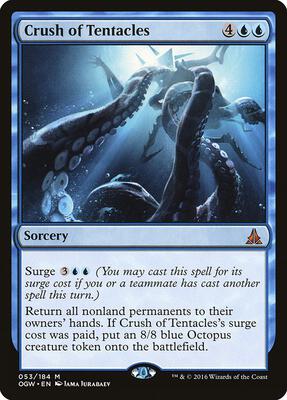 Crush of Tentacles card from Oath of the Gatewatch