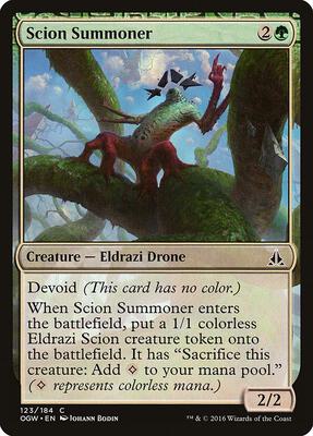 Scion Summoner card from Oath of the Gatewatch
